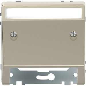 Центральна накладка з нахилом, Сахара, Merten System Design D-Life, Schneider Electric MTN4540-6033