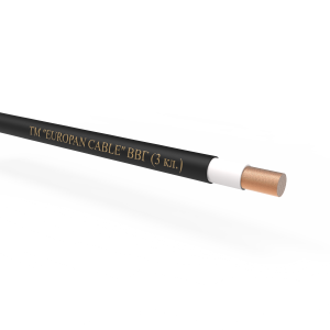 Кабель ВВГ 1х2,5 (ПВ3) силовий EUROPAN CABLE