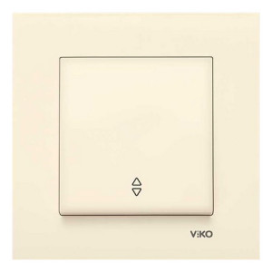 Вимикач VI-KO Karre кремовий 1кл прохідний ( 90960104 )