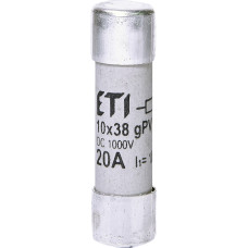 Запобіжник CH 10x38 gPV 20A 1000V (10kA)
