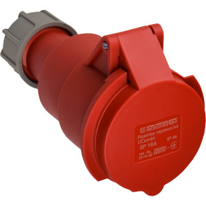 Розетка переносна серії UСombi 5P 16A IP 44