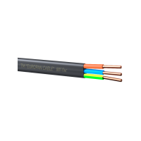 Кабель ВВГ-Пнгд-0,66 3х1,5 силовий мідний EUROPAN CABLE Відрізок 130м