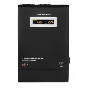 ДБЖ з правильною синусоїдою 48V LPY-W-PSW-5000VA+(3500Вт)10A/20A