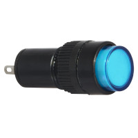 Сигнальна арматура AD22E-12DS синя 24V АC/DC