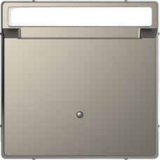 Картковий вимикач  з підсвічуванням ,Нікель  Merten D-life Schneider Electric, MTN3854-6050