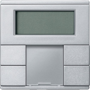 2-Кнопковий вимикач з терморегулятором , антрацит,System M,  Merten Schneider Electric  MTN6212-0460