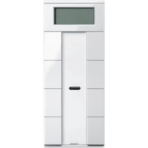 4-кнопковий вимикач PLUS  з терморегулятором, полярно білий,  System M, Merten?  Schneider Electric MTN6214-0319
