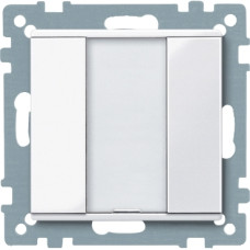 1 кнопковий вимикач PLUS,активно- білий System M, Schneider Electric MTN617125