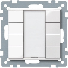 4 кнопковий вимикач PLUS, полярно білий, глянцевий, KNX, Merten, Merten,   Schneider Electric  MTN617419