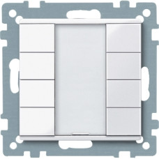 4 кнопковий вимикач PLUS, активно білий, глянцевий, KNX, Merten, Merten,  Schneider Electric  MTN617425