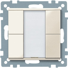 2 кнопковий вимикач PLUS , бежевий, KNX, Merten,  Schneider Electric  MTN617244