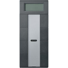 4 кнопковий вимикач  PLUS  з терморегулятором, антрацит, 	
KNX, Merten Schneider Electric MTN6214-0414