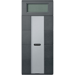 4 кнопковий вимикач  PLUS  з терморегулятором, антрацит, 	
KNX, Merten Schneider Electric MTN6214-0414