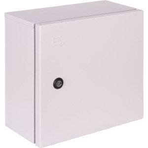 Корпус обліку металевий e.mbox.pro.n.f1.4 IP54 навісний під 1ф лічильник, 4 мод. , з внутр.дверцятами під опломб.