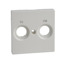 Центральна плата механізму розетки з маркуванням FM  та TV, полярно-білий, System M Merten, Schneider Electric MTN299919