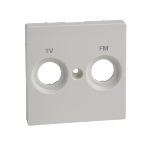 Центральна плата механізму розетки з маркуванням FM  та TV, полярно-білий, System M Merten, Schneider Electric MTN299919