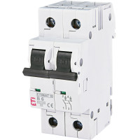 Автоматичний вимикач ETIMAT 10 2p B 6А (10 kA)
