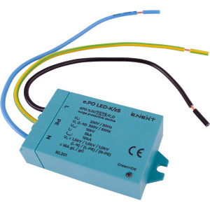 ПЗІП PO LED-K/zS клас II+III, 1 полюс + N-PE, для LED освітлення