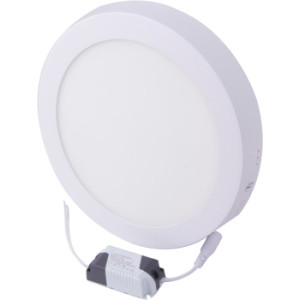 Світильник світлодіодний накладний e.LED.MP.Round.S.18.4500. коло, 18Вт, 4500К, 1260Лм