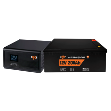 Комплект резервного живлення LP (LogicPower) ДБЖ + літієва (LiFePO4) батарея (UPS 1500VA + АКБ LiFePO4 2560W)