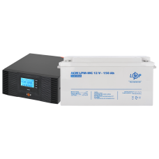 Комплект резервного живлення LP (LogicPower) ДБЖ + мультигелева батарея (UPS B1500 + АКБ MG 1800W)