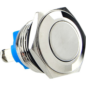 Кнопка металева пласка, (гвинтове з'єднання), 1NO. TY 16-211A Scr