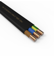 Кабель ВВГ-Пнг-0,66 3х6,0 силовий мідний EUROPAN CABLE