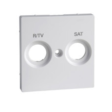 Центральна плата для розеток TV/SAT з маркуванням, 2-постова, активно-білий, System M, Merten Schneider Electric MTN299825