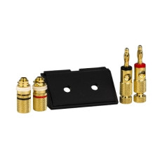 Накладка для гучномовця   HIGH-END, 2-постовий, чорний,System M/System D, Merten, Schneider Electric MTN464387