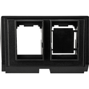 Накладка для роз'ємів, універсальна, чорний, System M/System D, Merten, Schneider Electric MTN464377