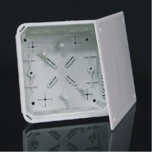 Коробка кирпич распред. с крышкой (150х150х77мм) KO125 E_KA серая (Kopos)