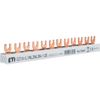Шина живлення IZ 10/L1NL2NL3N/12E (10мм2, 3P+N, 0.22м, Fork, 12mod.)