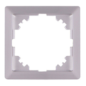 Рамка e.lux.10024L.1.fr.aluminium 1-містна, "алюміній"