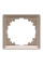 Рамка e.lux.10024L.1.fr.nickel 1-містна , "нікель"