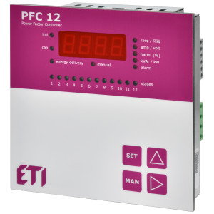 Регулятор реактивної потужності PFC 12 RS (12 ступенів, 144х144)
