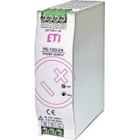 Блок живлення PS-120-24 (Вхід: 100-240V AC/140-340V DC; Вихід: 24-28V DC/120W/5A)