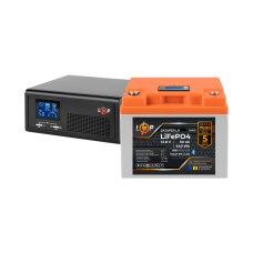 Комплект резервного живлення LP(LogicPower) ДБЖ + літієва (LiFePO4) батарея (UPS W3600 + АКБ LiFePO4 4096W)