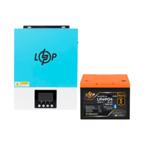 Комплект резервного живлення для котла і теплої підлоги LP (LogicPower) ДБЖ + гелева батарея (UPS W1000VA + АКБ GL 2400W)