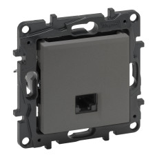 NILOE STEP Розетка інформаційна RJ45 CAT5e UTP колір Сталь