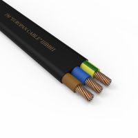 Провід ШВВП 3х2,5 чорний EUROPAN CABLE