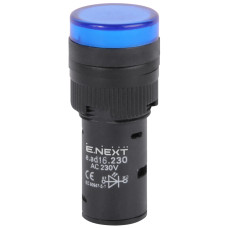 Арматура світлосигнальна e.ad16.230.blue ?16мм 230В АС синя