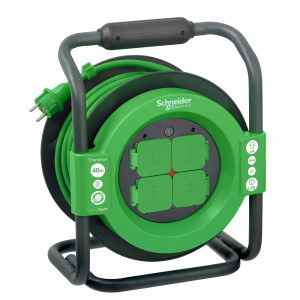 Подовжувач на котушці 40 м, кабель  3х1,5 мм², IP44 Thorsman Schneider Electric