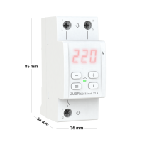 Реле напруги ZUBR D2-50 red