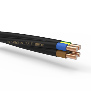 Кабель ВВГнг-0,66 4х6,0 силовий мідний EUROPAN CABLE