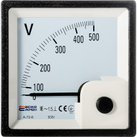 Вольтметр 500В  72х72 ( A-72-6) AС