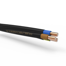 Кабель ВВГнгд-0,66 3х1,5 силовий мідний EUROPAN CABLE Відрізок 188м