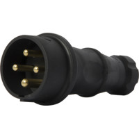 Силова вилка переносна каучукова e.plug.rubber.070.32, 4п., 32А