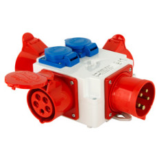 Монтажний набір- розгалужувач 32A 3P+N+Z 400V/ 1x32A 3P+N+Z 400V, 2x16A 3P+N+Z 400V, 2x16A 2P+Z 250V