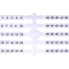 Марковальна табличка (200шт.) EO3 (1-50)