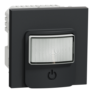 Датчик руху з вимикачем 10 A антрацит